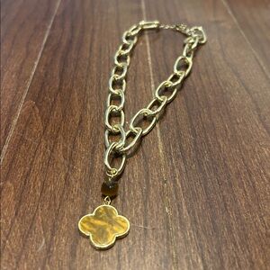 🐯 Tigers Eye And Gold Chain Necklace